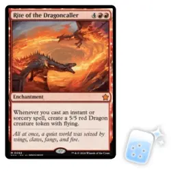 RITE OF THE DRAGONCALLER Foundations FDN Magic MTG MINT CARD - Image 1