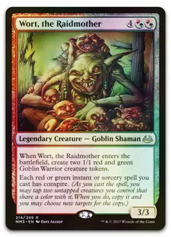 Wort, the Raidmother #214 (Foil) (NM) Modern Masters 2017 MM3 Magic MTG - Image 1