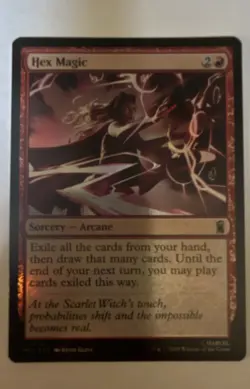 Hex Magic Marvel Super Heroes Foil MTG - Image 1