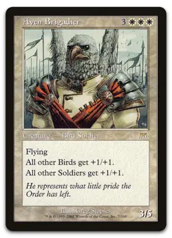 Aven Brigadier #7 (NM) Onslaught ONS Magic MTG - Image 1