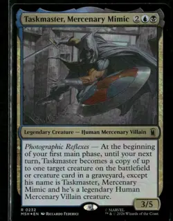Taskmaster, Mercenary Mimic 232 Marvel Super Heroes Magic: The Gathering Foil NM - Image 1