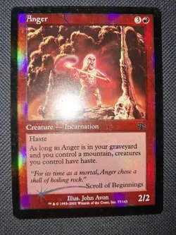 MTG Foil Anger NM Judgment - Image 1