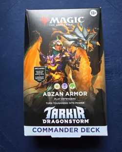 MtG: Tarkir: Dragonstorm Commander Deck - Abzan Armor NEW/SEALED - Image 1