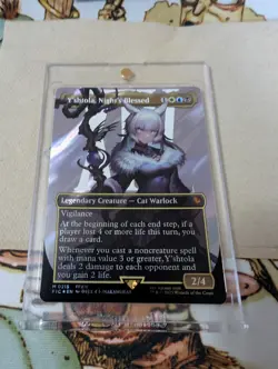 Y'shtola, Night's Blessed Borderless Surge Foil Final Fantasy MTG English NM - Image 1