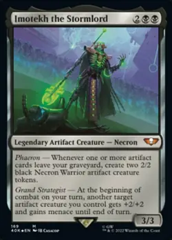 Light Play x 1 Imotekh the Stormlord - Foil Commander: Warhammer 40,000 - Image 1