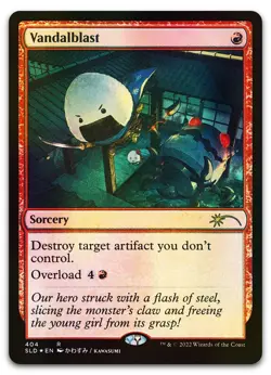 Vandalblast (404) #404 (Foil) (NM) Secret Lair Drop SLD Magic MTG - Image 1