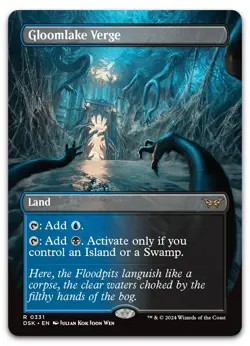 Gloomlake Verge (Borderless) #331 (NM) Duskmourn DSK Magic MTG - Image 1