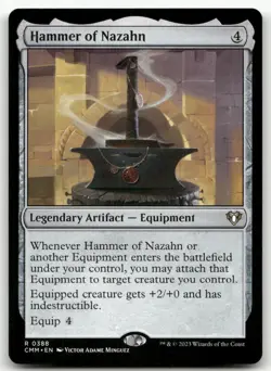 Hammer of Nazahn #388 (NM) Commander Masters CMM Magic MTG - Image 1