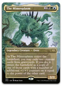 The Mimeoplasm (Borderless) #383 (NM) Double Masters 2022 2X2 Magic MTG - Image 1