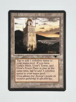 MTG URZA’S TOWER (Shore) #2 Antiquities Regular EX/NM+ Magic The Gathering - Image 1