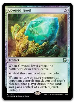 Coveted Jewel (Ripple Foil) #287 (NM) Modern Horizons 3 M3C Magic MTG - Image 1