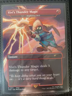 Vivi's Thunder Magic - Lightning Bolt 1871 Secret Lair Drop Series Magic: NM - Image 1