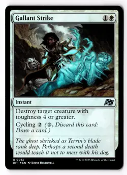 Gallant Strike 13 Aetherdrift Foil NM - Image 1