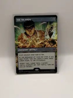 The Ten Rings (Borderless Foil) M0313 Marvel Super Heroes Magic The Gathering - Image 1