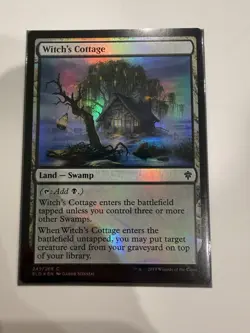 MTG Witch's Cottage Throne of Eldraine Foil Magic the Gathering - Image 1