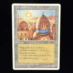 Magic the Gathering - City of Brass - Chronicles - White Border 1995 LP-/MP+ #10 - Image 1