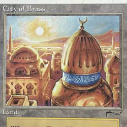 Magic the Gathering - City of Brass - Chronicles - White Border 1995 LP-/MP+ #10 - Image 2