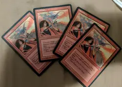 4x Pyroblast Ice Age NM/lp Magic the Gathering MTG 1995 Playset - Image 1