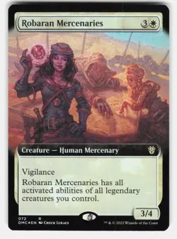 ROBARAN MERCENARIES (EXTENDED ART) FOIL - Magic: The Gathering - LUKACS LP - Image 1