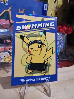 Pokemon Electric Pika Card Database - Pikachu Sports Swimming Costume Gallery - Image 2