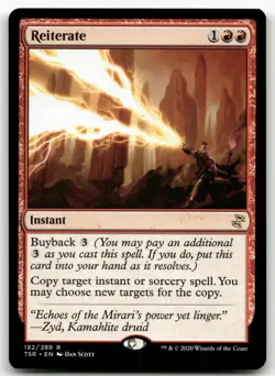 Reiterate #182 (NM) Time Spiral Remastered TSR Magic MTG - Image 1