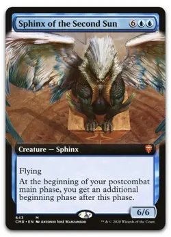Sphinx of the Second Sun (Extended Art) #643 NM Commander Legends CMR Magic MTG - Image 1