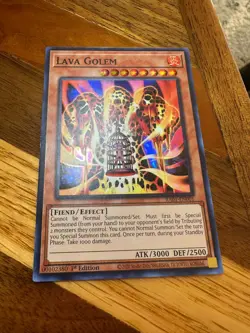 Lava Golem RA01-EN001 1st Edition Super Rare LP + BONUS - Image 1