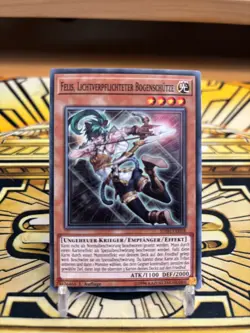 Yugioh Felis Lichtverpflichteter Bogenschutze Common SDSH-DE018 - Image 1
