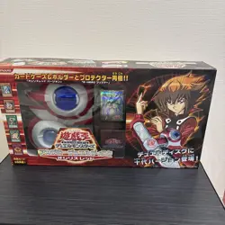 BANDAI Konami Yu-Gi-Oh GX Duel Disk Osiris Red Set w/ Bonus Cards & Sleeves Box - Image 1