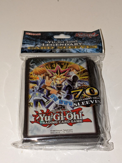 Yugioh - Konami - Legendary Card Sleeves - Yugi, Joey, Kaiba (70 sleeves) - NEW - Image 1