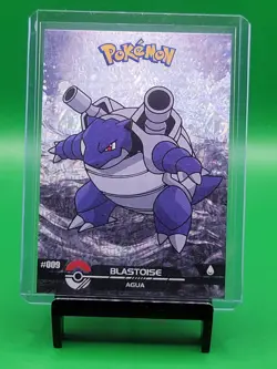 Blastoise #009 - Cracked Ice Holo - Crystal Dark Black 2025 - Pokemon Card - Image 1