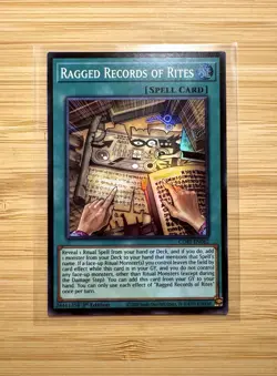YuGiOh Ragged Records of Rites Super Rare Chaos Origins CORI-EN062 NM ✨ - Image 1