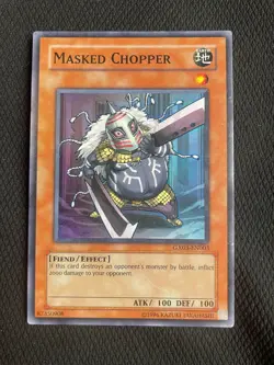 Yu-Gi-Oh! TCG Masked Chopper GX03 LP Limited Super Rare - Image 1