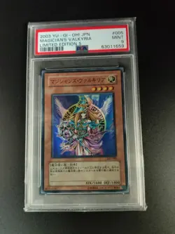 2003 YU-GI-Oh! Japanese Limited Edition 5 005 Magician's Valkyria PSA - Image 2