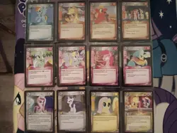My Little Pony CCG Mixed Lot Of 129 Cards Total, 3x Copies Of Every Card Shown - Image 1