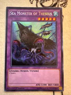 Yu-Gi-Oh! Sea Monster of Theseus - MP17-EN231 Secret Rare 1st Edition NM - Image 1