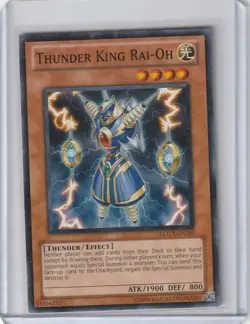 Yugioh LCGX-EN203 Thunder King Rai-Oh – Common Unlimited Edition - Image 1