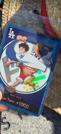 PRESALE 2026 ONE PIECE DODGERS MONKEY D LUFFY DON CARD PROMO 7/2/26 - Image 1
