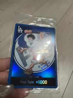 PRESALE 2026 ONE PIECE DODGERS MONKEY D LUFFY DON CARD PROMO 7/2/26 - Image 2