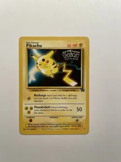Pikachu Promo Card Kids WB Presents Pokemon The First Movie LV. 13 #25 - Image 1