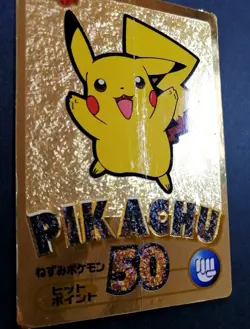Pokemon Card Pikachu Gold Foil Japanese Meiji Get Card Promo 2000 (2) - Image 3