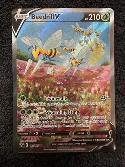 Beedrill V Alt Art 161/189 Astral Radiance Pokemon Card NM - Image 1
