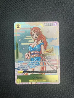 2025 ONE PIECE Championship CS 25-26 EVENT PACK OP06-101 O-NAMI Card - Image 1