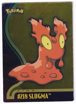 Slugma #16 Topps Johto League Champions Trading Cards Pokemon Damaged - Image 1