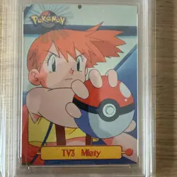 1999 Topps Pokemon Series 1 Character Cards #TV3 Misty GG8 - Image 2