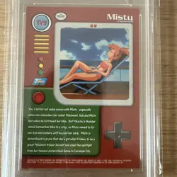 1999 Topps Pokemon Series 1 Character Cards #TV3 Misty GG8 - Image 3