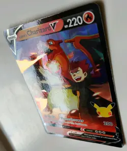 Pokemon TCG Card Lance's Charizard V SWSH133 25th Celebrations Promo Pack Fresh - Image 4