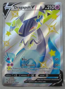 Pokemon TCG Dragapult V SWSH096 Sword & Shield Promo Card - Image 1