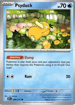 Psyduck 039/217 ME: Ascended Heroes Pokemon Card TCG - Image 1