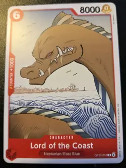 Lord Of The Coast OP13-010 Common Carrying On His Will One Piece Card Game - Image 1